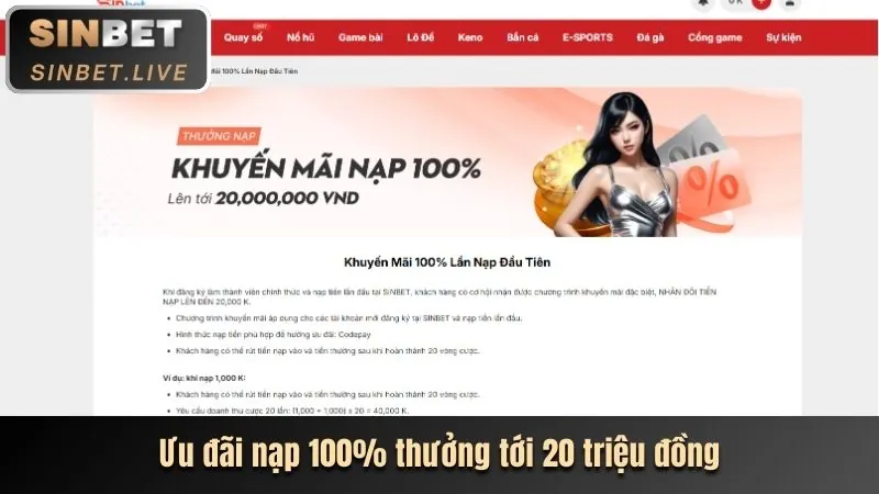 Cập nhật game mới tại thabet